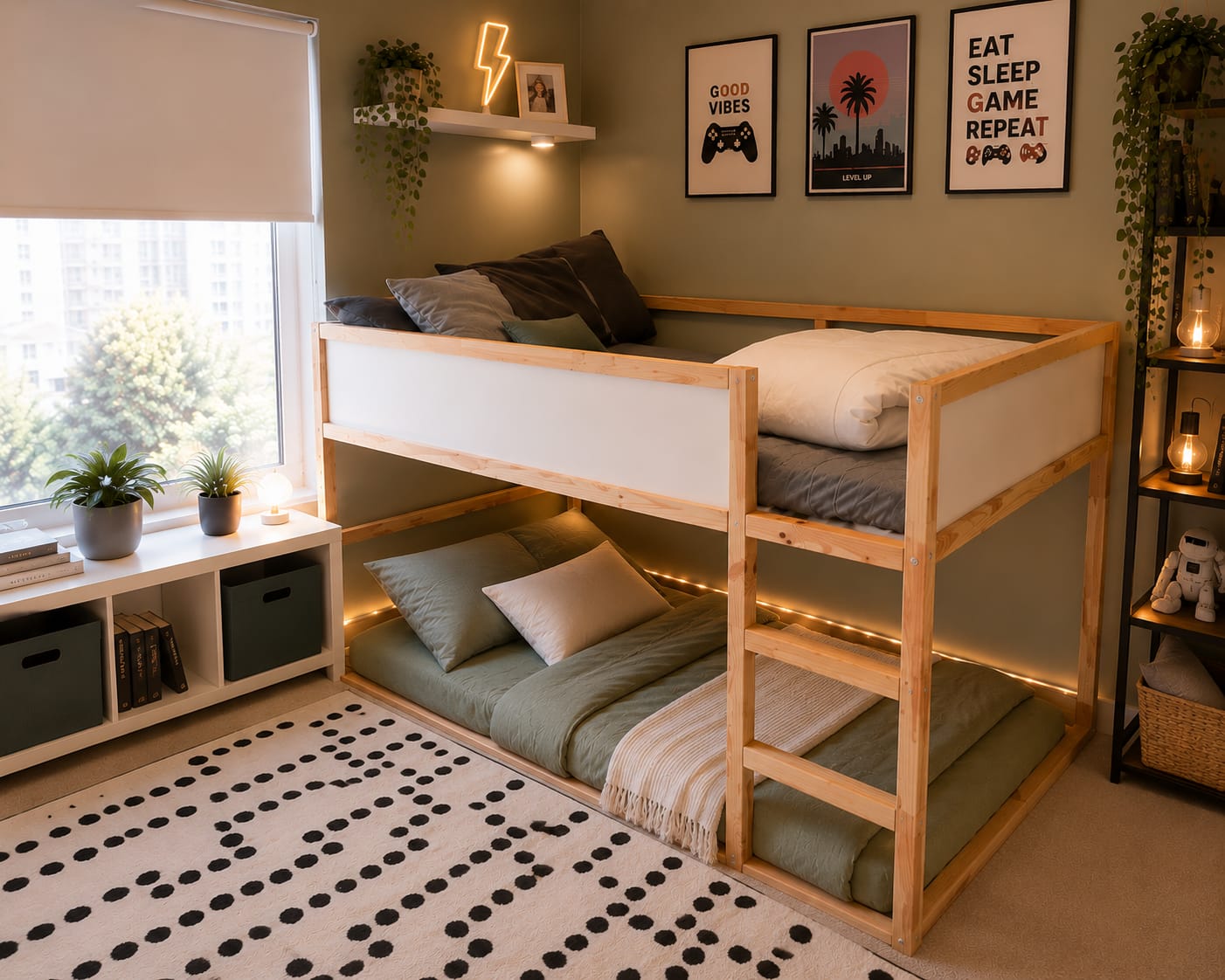 Wood Loft Bed